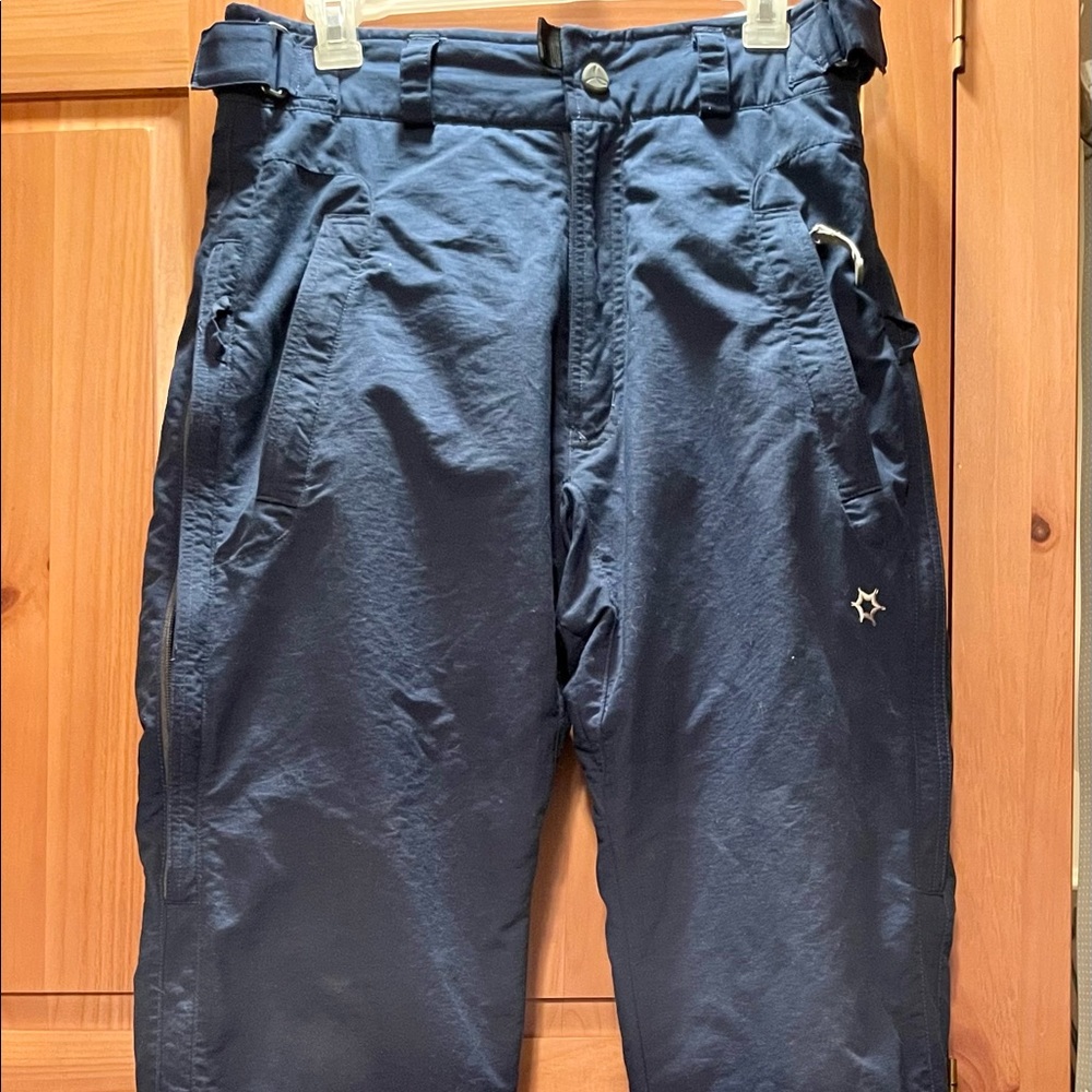 Burton Universe Snowboard Pants Mens Size S Blue Waterproof